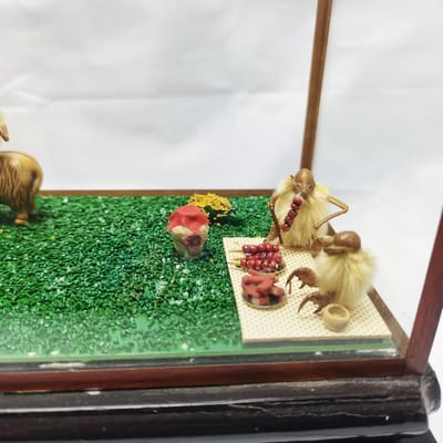 北京老工艺品毛猴