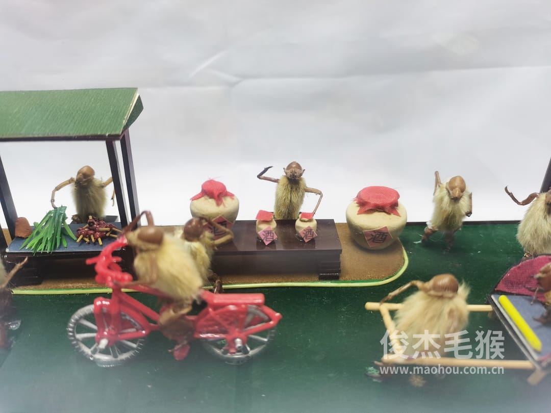 菜市场_大型北京毛猴作品5